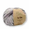Пряжа Fibra Natura Le Chic 15-201 (5 мотков по 50г/120м) белый/сиреневый