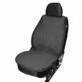 Накидки-чехлы для Ауди с4 (2002 - 2004) универсал 5 дверей / Audi S4 на передние сиденья Luxe Soty, Велюр, Черный.