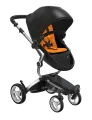 Коляска 2в1 Mima Xari Black/Mango на шасси серебро