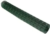 Сетка сварная с ПВХ покрытием 1,5х10 м зеленая ячейка 75х100 мм