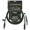 Klotz TITANIUM StarQuad TI-M0300 Микрофонный кабель XLR - XLR, сечение 4х 0.34 мм2, диаметр 7.8мм, длина 3м.