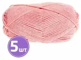 Пряжа Семеновская пряжа A-elita quatro (20), розовый 5 шт. по 100 г