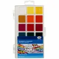 Краски акварельные медовые 18 цветов Гамма Классическая, без кисти, пластик (1009196), 30 уп.