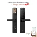 Умный дверной замок Версия кошачий глаз с большим экраном Smart Door Lock E30 Cat eye version XMZNMST11LK(Mihome APP, HyperOS), Черный