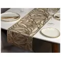 Дорожка на стол Доляна «Листопад», 30×150 см, цвет золотой