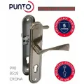 Универсальные ручки на планке под цилиндр Р90 8518 Crona Punto бронза