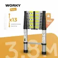 Лестница телескопическая WORKY 3, 8 м, 13 ступеней
