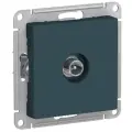 Розетка TV, изумруд, проходная 4DB, Schneider Electric AtlasDesign (комплект 4шт)