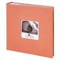 Фотоальбом BRAUBERG текстильный (391173/391189/391190), 200 фото, 10 х 15 см, персиковый