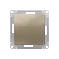 Переключатель проходной Systeme Electric Atlas Design 1-клавишный, 10А, 10 AX, Шамань - 4 шт.
