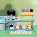 Деревянный детский симулятор магазина мороженого play house toys, Сюжетно-ролевые игрушки, Бронза, Натуральное дерево, Бронза,1v1707387654