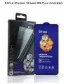 Защитное стекло на дисплей Bingo 9D/9H iPhone 12 mini, Черная рамка, Толщина 0,3 мм