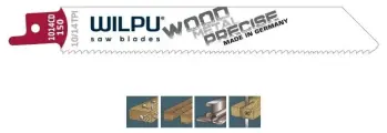 Полотно для сабельных пил WILPU 1014 CD/150 (1/2) Арт.1356500005 для древесины с остатками металла, стали > 2,5 мм 5 шт/уп