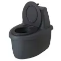 Туалет ЭкоПром Rostok Comfort компостный торфяной 90 л Графитовый 2042.0000.008.000