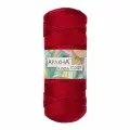 Пряжа ARACHNA Cord Soft 100% полиэфир 230 г 100 м №155 т. красный