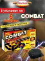 Эффективное средство отрава от тараканов, ловушки для тараканов Комбат 5 упаковок по 6 шт