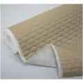 Стеганая экокожа Соты бежевая с бежевой ниткой (200*140см) Стеганная Экокожа