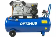 Компрессор поршневой OPTIMUS ременной привод 420 л/мин 2.2 кВт 220В ресивер HD 100 л OPT-301042