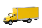 Модель коллекционная GREENLIGHT International durastar box van (фургон) 2019 yellow (длина примерно 15 см)
