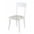 Стул деревянный дали массив бука, белый, эмаль белая ALP00000368