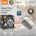 Ручной миксер RAF с пятью скоростями, 80 Вт, серый, RAF R 6664