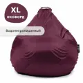 Кресло мешок груша GoodPoof Оксфорд XL бордовый