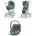 Cybex Priam IV Коляска 3 в 1, шасси IV Matt Black/Leaf Green