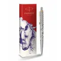Шариковая ручка Parker Jotter Horse Special Edition, цвет: St. Steel GT в подарочной коробке 1953182_LE26