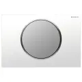 Кнопка смыва GEBERIT 115.758.KL.5 Sigma10 24.6 см белый/матовый хром