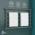 Полотенцесушитель Водяной Onix, Sirius Direct Grafit Right 500x800 Лесенка с боковым прямым подключением справа, Графит