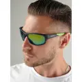 S008319 Очки поляризационные Cafa France с покрытием REVO черно-зеленые