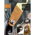 Стреплоки Bagandmusic Safety Locks, для всех типов гитар, быстросъемные, серебристые