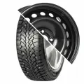 Колесо в сборе R15 Formula Ice 185/65 T 88 + Accuride Логан 2