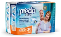 Подгузники для взрослых Predo Мedium, объем талии 85-125 см, 30 шт.