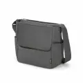 Сумка для коляски органайзер Inglesina Aptica Day Bag Velvet Grey плечевой ремень, с матрасиком, универсальная, серая