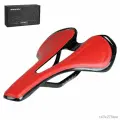 Седло велосипедное карбоновое ZEON IREMEL TX-05R 275X143. вес 120 гр. Цвет: Красный