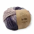 Пряжа Fibra Natura Le Chic 15-209 (5 мотков по 50г/120м) фиолетовый/суровый/терракот