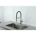 Смеситель для кухни Gappo G4098-25 с гибким изливом, латунь, сатин, черный