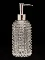 Дозатор для жидкого мыла Proffi Home серии Glass, толстое рифленое стекло, 300 мл