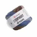 Пряжа YarnArt Symphony Dream 3111 джинс-какао (100г/250м, упаковка 4 мотка)