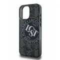 Lacoste для iPhone 16 Pro Max чехол PC/TPU Sportswear Hard Black (MagSafe)