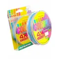 Плетеный шнур для рыбалки / Леска плетеная для рыбалки KAIDA COLORFUL 4X 0.14мм, 14.64кг, 300м