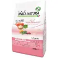 Корм для собак Unica Natura лосось, с рисом, с горошком 800 г (для мелких и карликовых пород)
