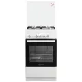 Газовая плита De luxe 5040.42г 50 см, 43 л, 4 конфорки, белый