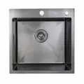 Мойка для кухни, раковина Hoffger 5050 ECO Black, AISI 304, 3/0.8мм