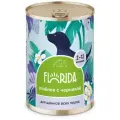 FLORIDA Консервы для щенков Ягненок с черникой, Влажный корм, 12 шт по 240 г
