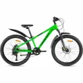 Велосипед HORH ROHAN RHNHD4.3 24 (2025) Green-Black для мальчиков на 8-12 лет из алюминиевой рамы 12, 9 скоростей