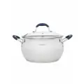Кастрюля со стеклянной крышкой SATOSHI Альба, 6,5 л, нержавеющая сталь, для индукционной плиты
