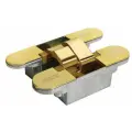 Петля дверная скрытая Morelli с 3-D регулировкой HH-18 PG золото, петля металлическая накладная для межкомнатных дверей