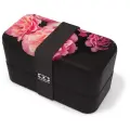 Monbento Ланч-бокс Original, 18.1x9.8 см, flower/mood black